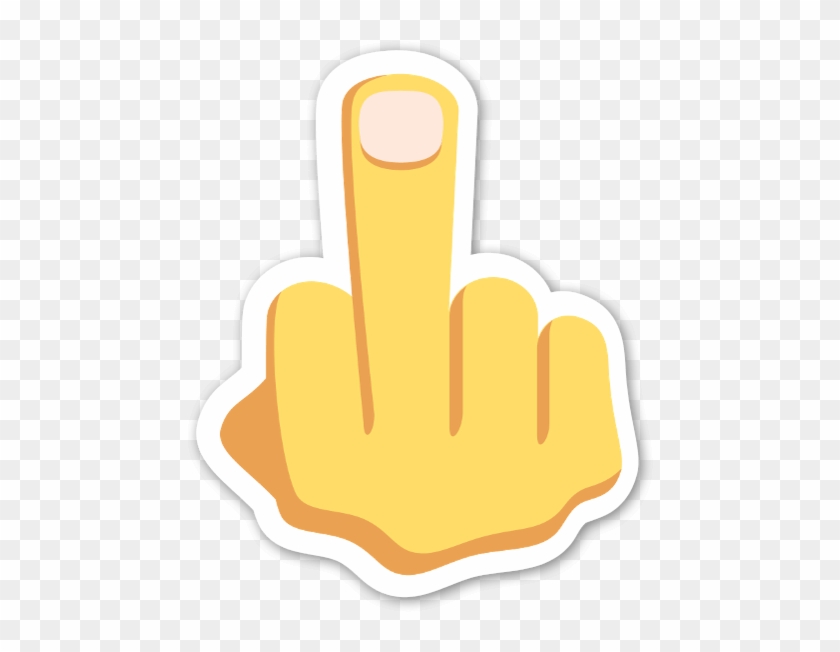 Middle Finger Sticker - Doigt D Honneur Png #1150359