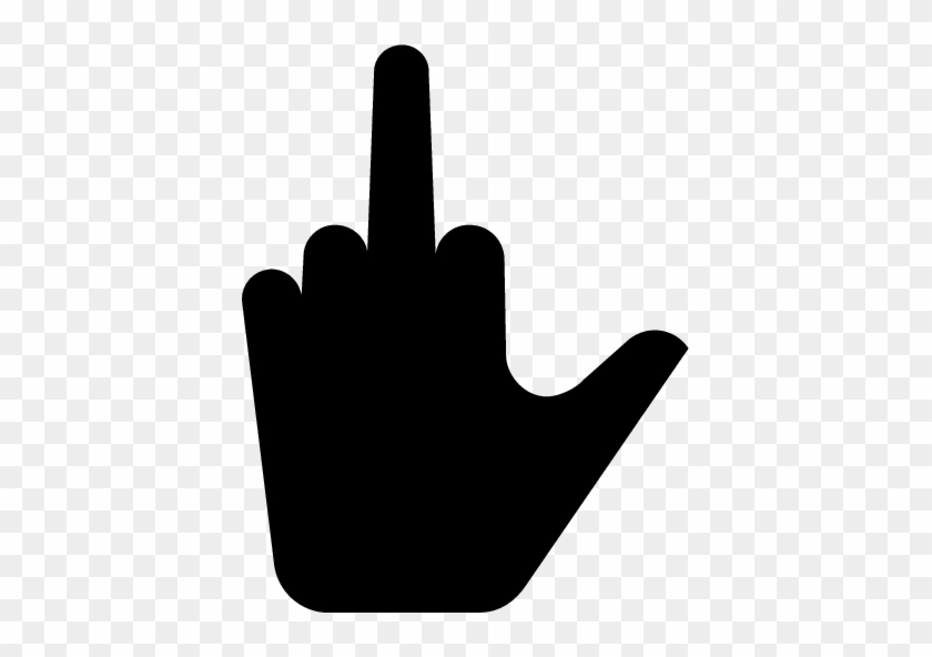 Middle Finger Icon - Middle Finger Icon #1150398