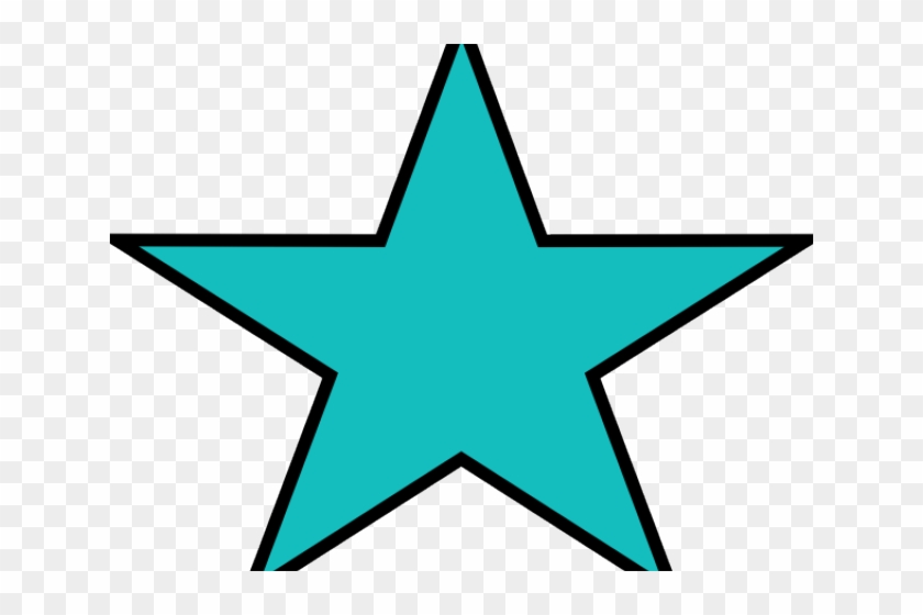 Teal Star Cliparts - 6 Sleeps To Go #1150463