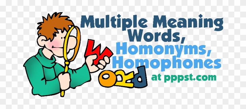Multiple Meaning Words Clip Art - English Words And Phrases Frequently Confused And Misused #1150588