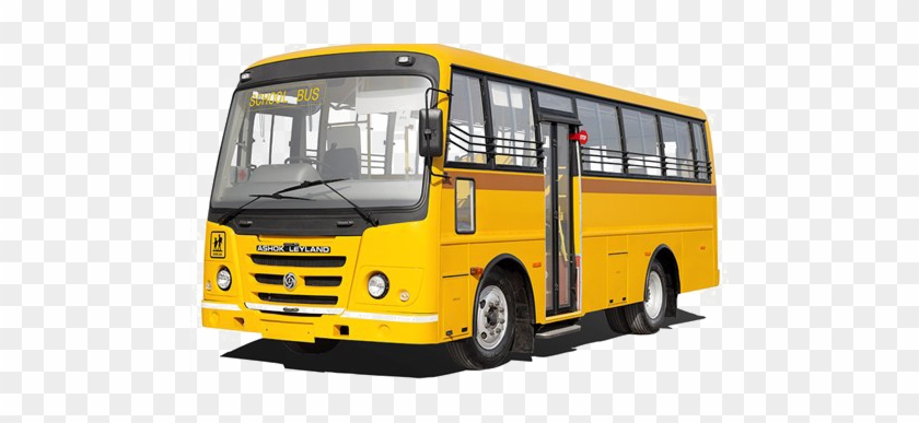 School Bus Png Transparent Image - Ashok Leyland School Bus #1150731