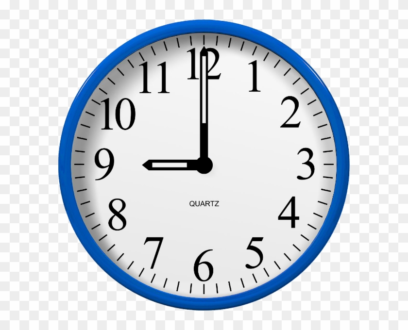 Free Digital Clock Clipart For Teachers - Analoge Klok 3 Uur #1150732