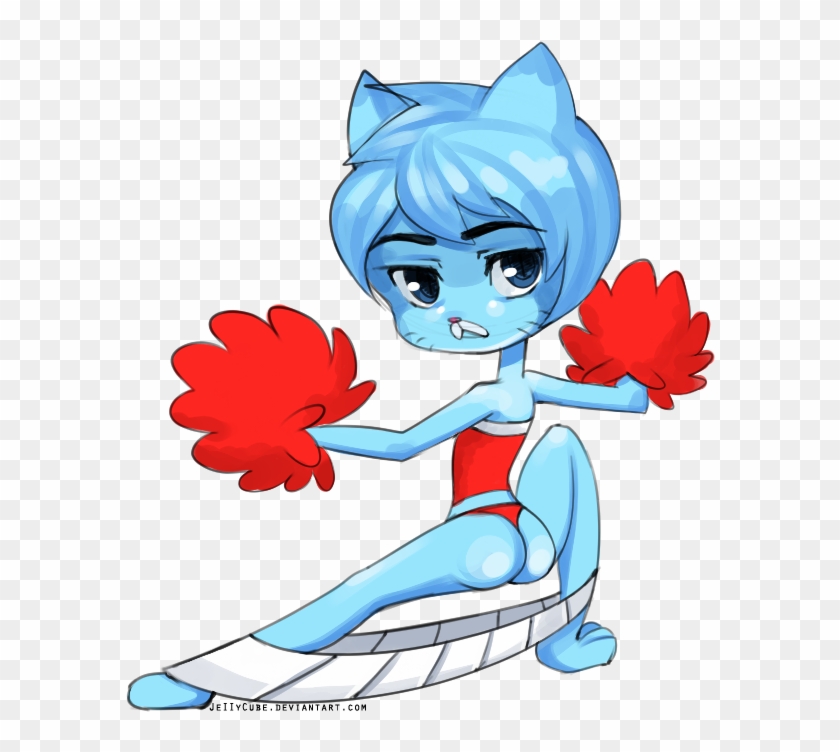 Gumball The Cheerleader By Jeiiycube - Gumball As A Cheerleader #1150808