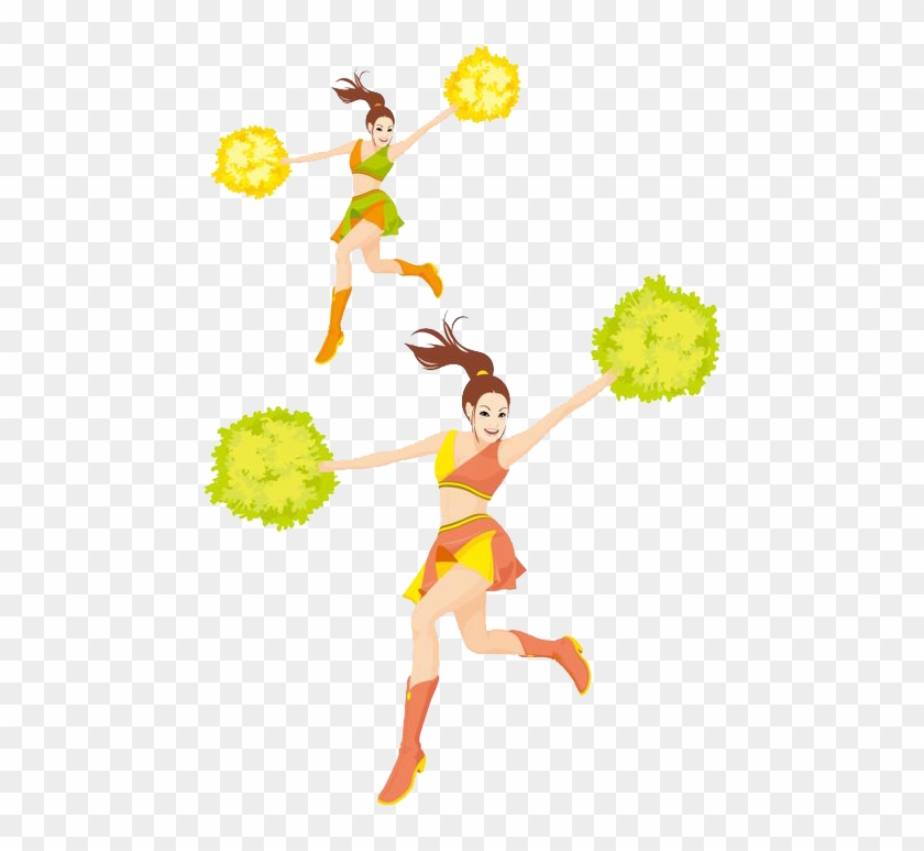 Cartoon Cheerleader Dance - Cartoon Cheerleader Dance #1150812