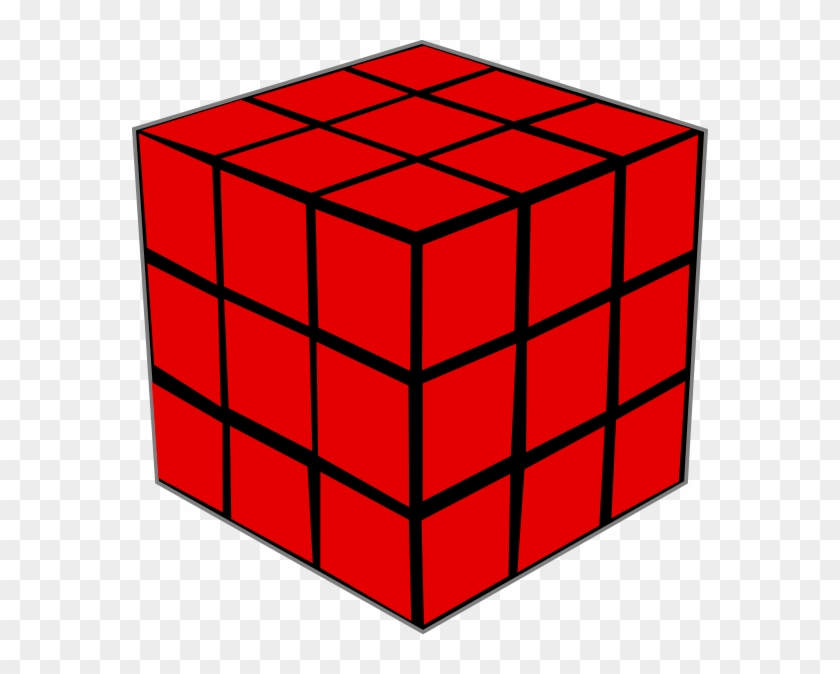 Olap Red Cube Clip Art At Clker - Cube Clip Art #1150861