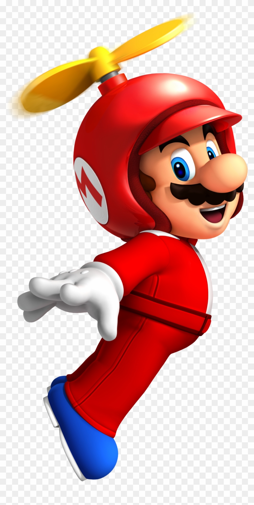 Super Mario Flying Png Image - Super Mario Bros Wii Mario #1150926