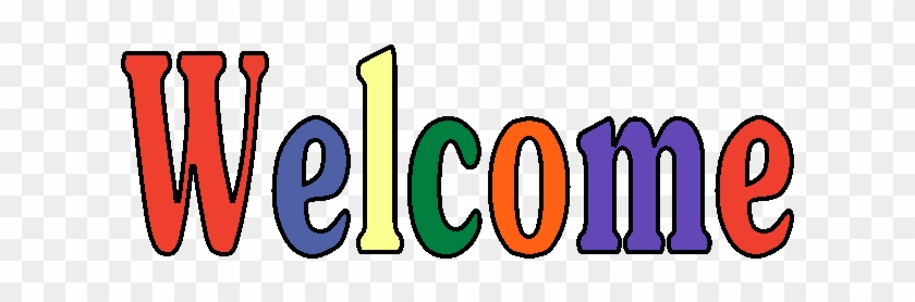 1 - Welcome Colorful Text #1150940
