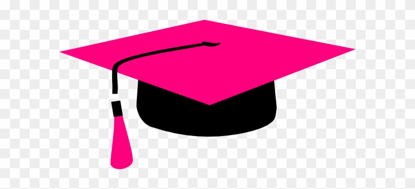 Pink Graduation Cap Clipart 5 By Carolyn - Pink Graduation Hat Png #1151088