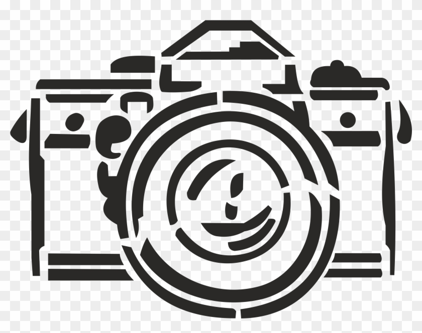 Photography Clipart Simple Camera - Camera Stencil #1151120