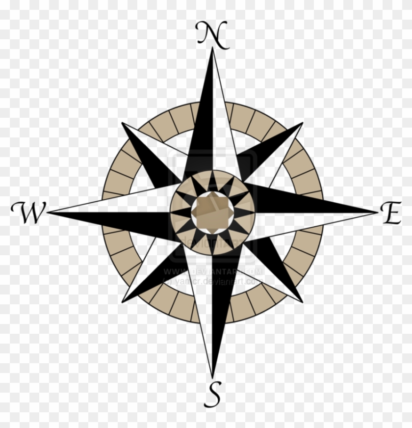 Compass Rose Tattoo Drawing Www Imgkid Com The Image - Compass Rose Transparent Background #1151135