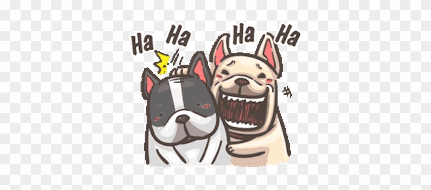 The Funny Bulldog Animated Messages Sticker-4 - Bulldog #1151180