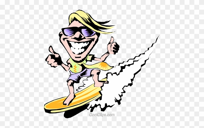 Cartoon Surfer Cartoon Surfer Royalty Free Vector Clipart - Серфер Пнг #1151185