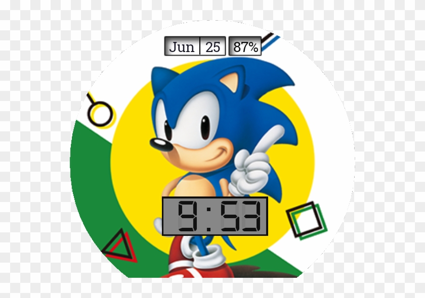 Retro Sonic The Hedgehog Digital Watch - Sonic The Hedgehog 1&2 Soundtrack #1151217