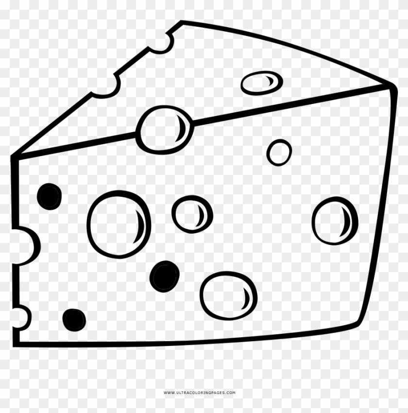 Cheese Coloring Page - Disegno Formaggio Da Colorare #1151235