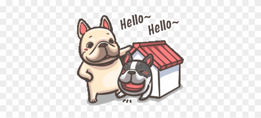 The Funny Bulldog Animated Messages Sticker-7 - 法 鬥 皮 古 #1151237
