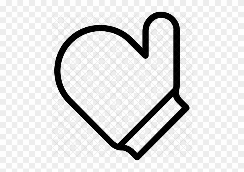 Oven Mitt Icon - Oven Mitt Icon #1151256