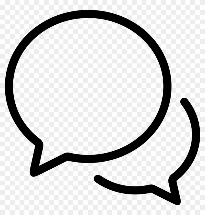 Chat Line Comments - Chat Icon Vector Png #1151259