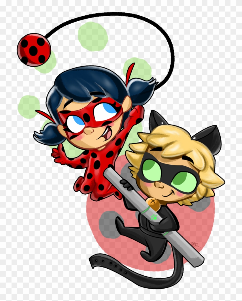 Ladybug And Chat Noir By Trujayy - Imagenes De Ladybug Animado - Free  Transparent PNG Clipart Images Download