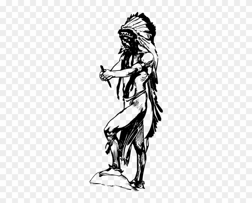 Native American Clip Art At Clker - Custom Native American Shower Curtain #1151363