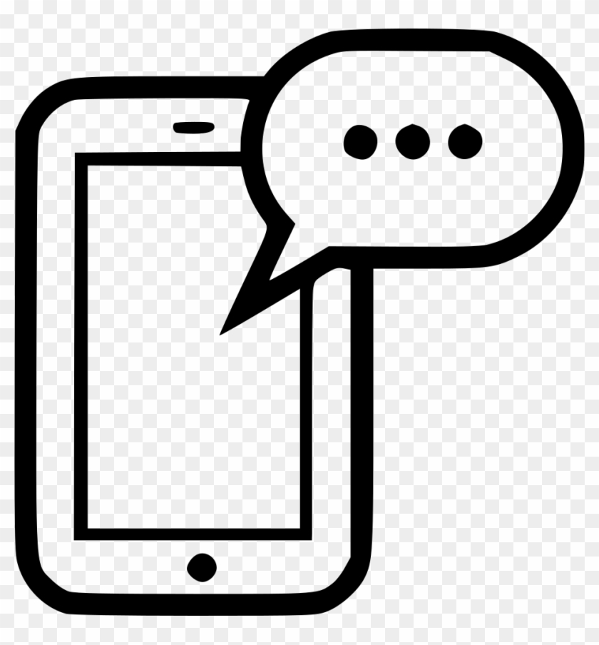 Device Chat Smartphone Bubble Comment Phone Comments - Device Chat Smartphone Bubble Comment Phone Comments #1151372