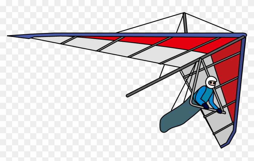Hang Gliding Glider Wing Clip Art - Hang Glider #1151700