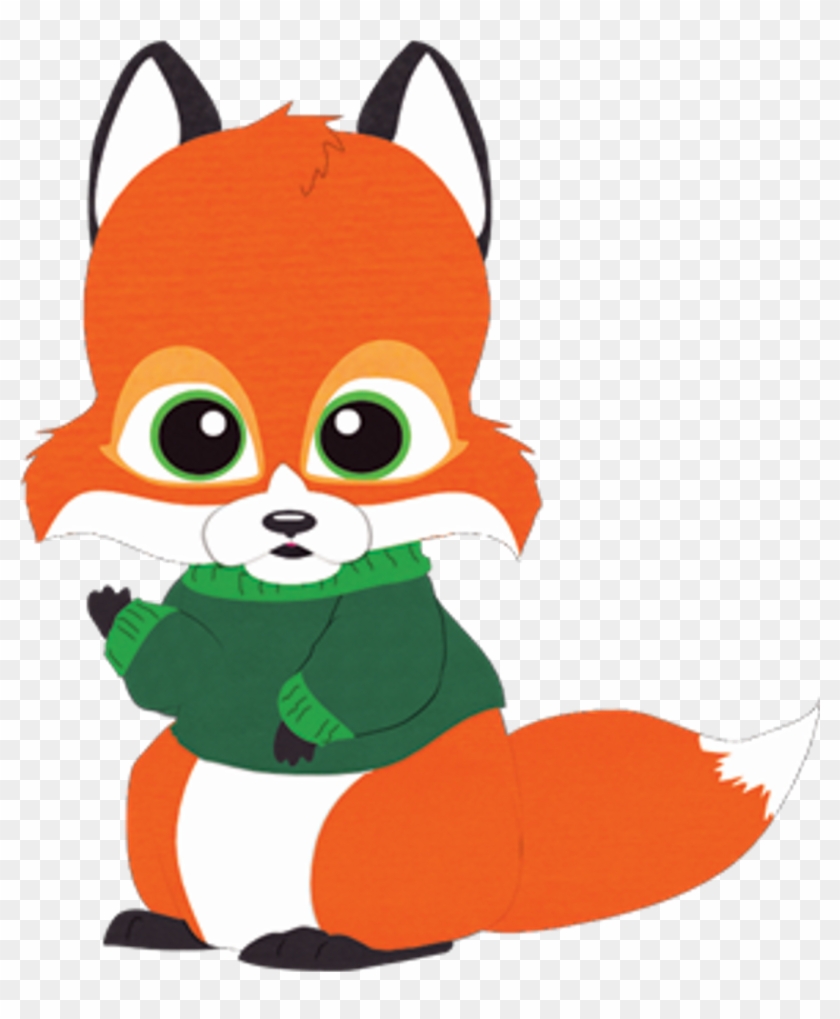 Foxy Is A Small Orange Fox Who Wears A Green Sweater, - South Park Foxy #1151746