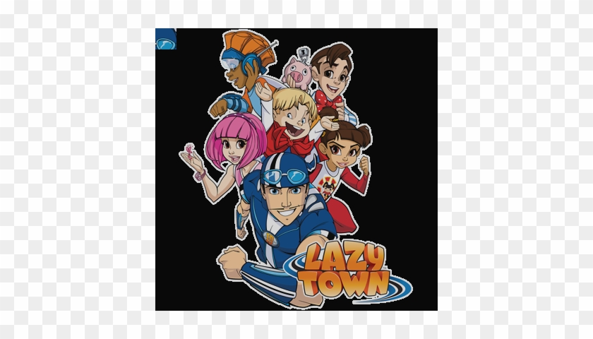 Lazy Town Group Kids Hoodie Lazy Town Clipart - Lazy Town T Shirt #1151869