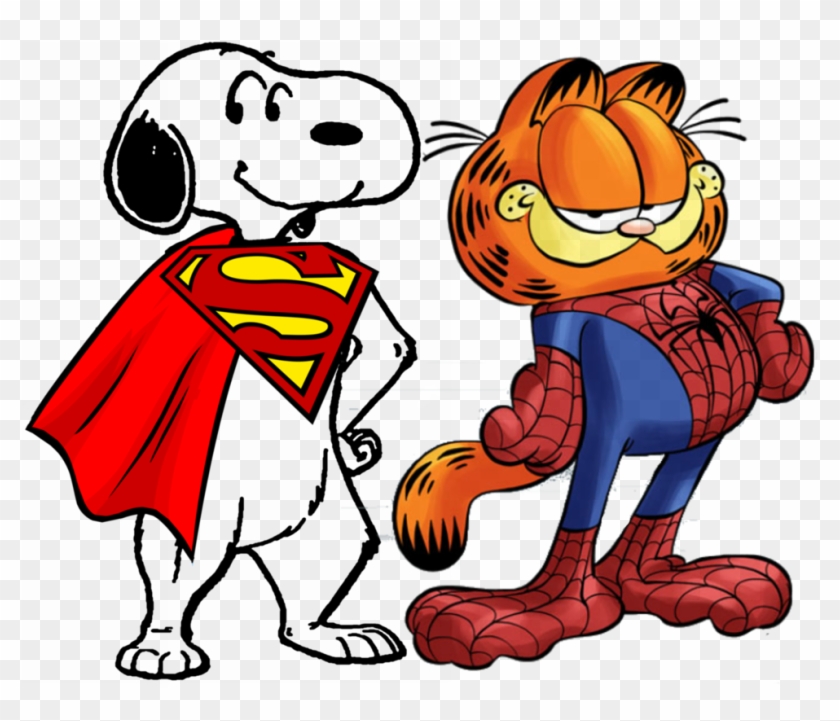 Super Beagle And Spidercat By Bradsnoopy97 - Super Snoopy #1151899