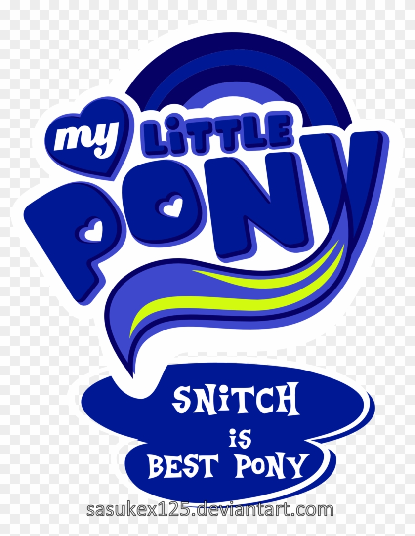 Snitch Is Best Pony Logo By Sasukex125 - My Little Pony Friendship #1152123
