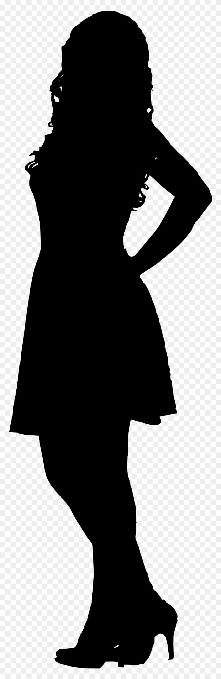 Silhouette Woman In Dress - Little Black Dress #1152242