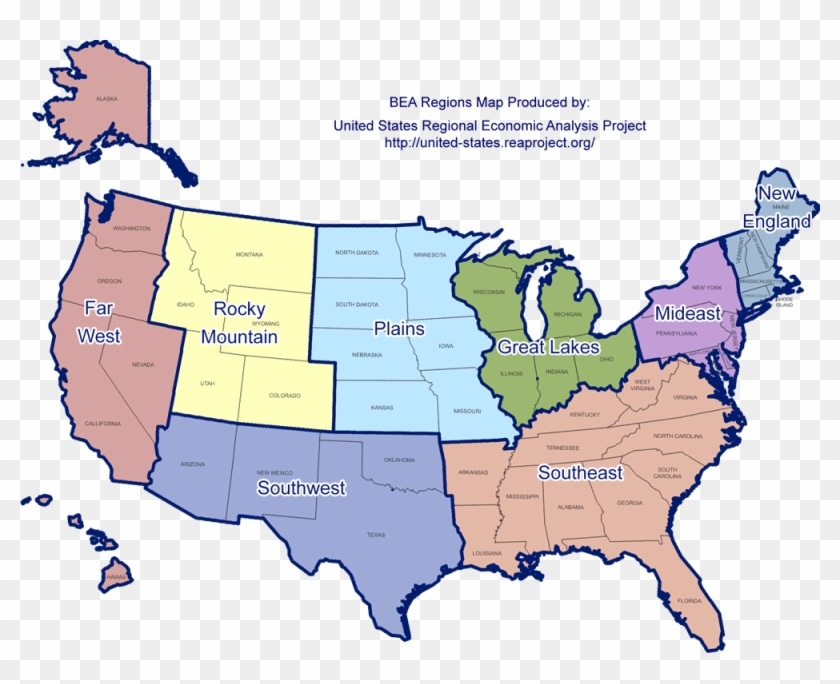An Analysis Of The United States Of America Constantly - Divisions Of The United States #1152264