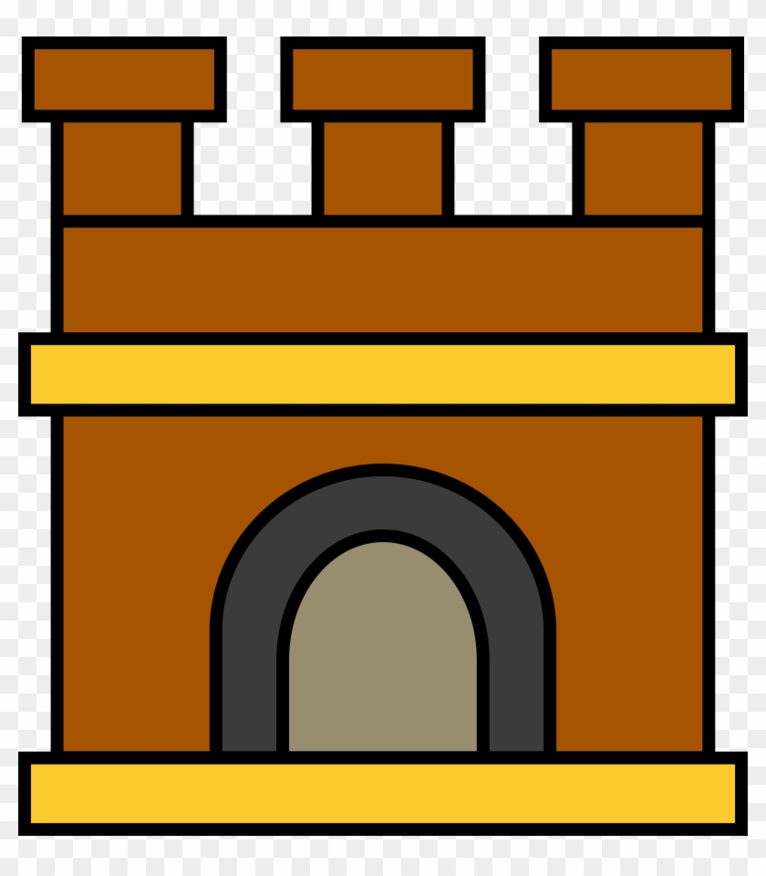 Brown Clipart Castle - Castle #1152351