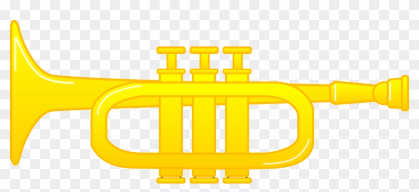 Brass Trumpet Illustration Free Clip Art - Trumpet Womens Polo - Navy/medium #1152464