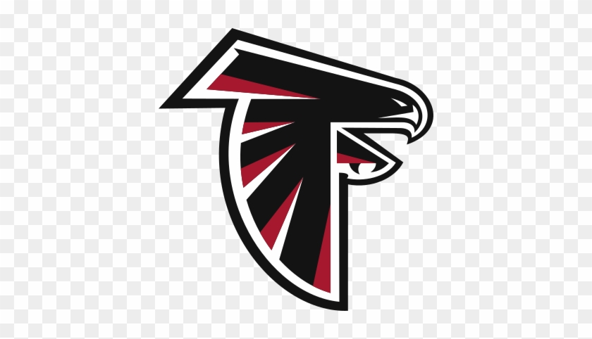 Atlanta Falcons Clipart All About - Falcons Logo Black And White #1152509