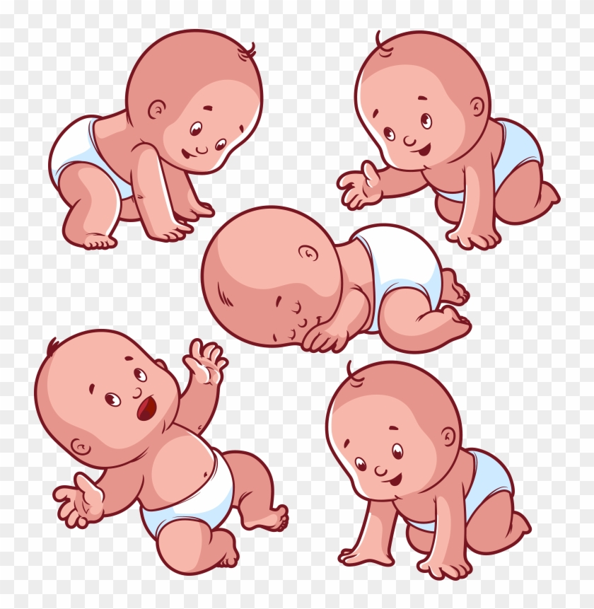 Diaper Infant Toddler Clip Art - Toddler Vector #1152683