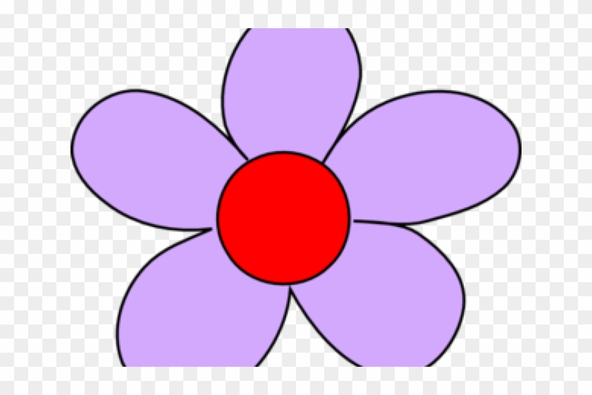 Purple Flower Clipart Magenta Flower - Light Purple Flowers Clip Art #1152684