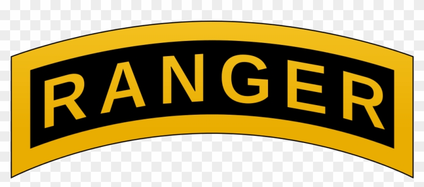 File - Ranger Tab - Svg - Us Army Rangers Insignia #1152732