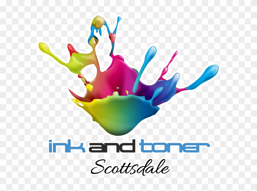 Ink And Toner Scottsdale And Phoenix - Colourful Ink Splash #1152896