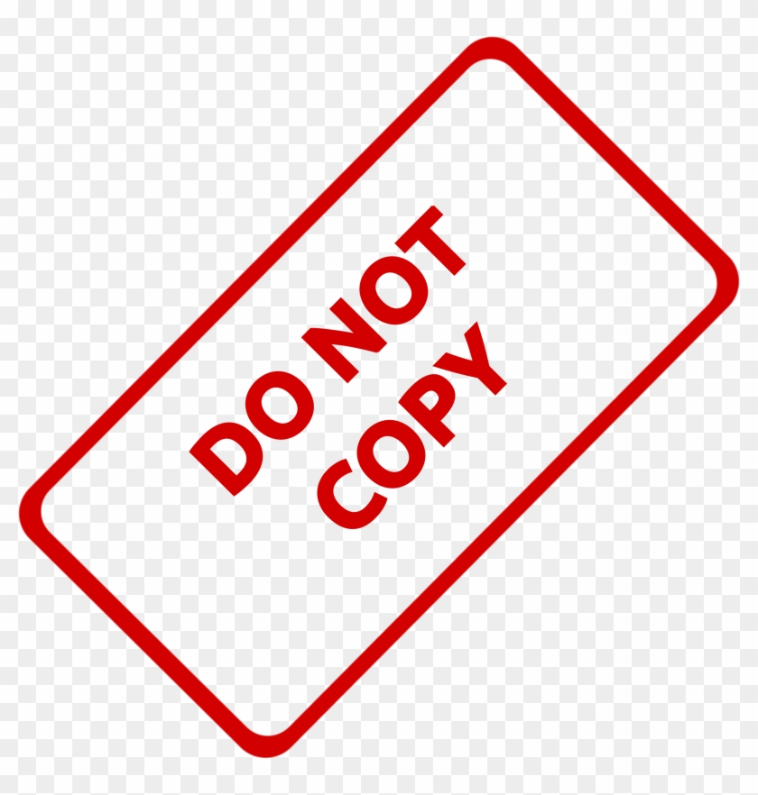 Big Image - Do Not Copy Transparent #1153189