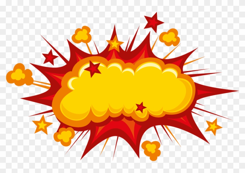 Pin Explosion Clip Art Transparent - Boom Vector #1153199