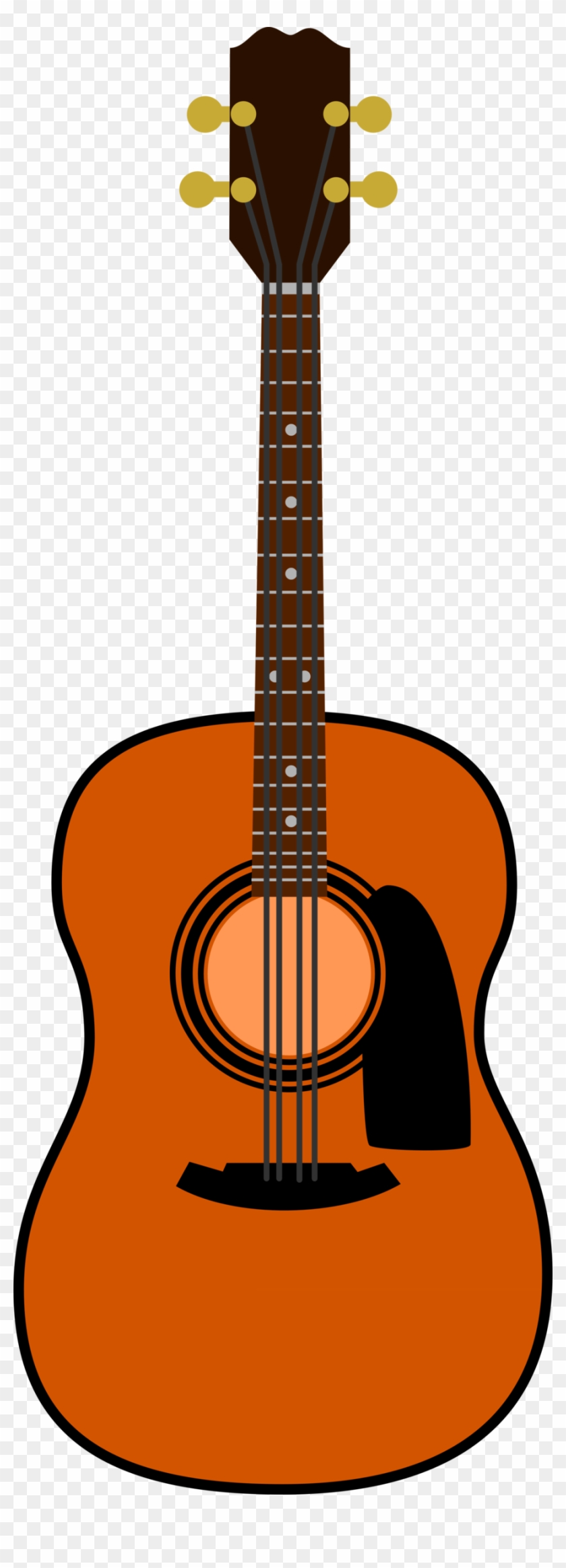 Acoustic Bass Guitar Cutie Mark By 0nautile18e26 - Guitar Flat Design Png #1153284