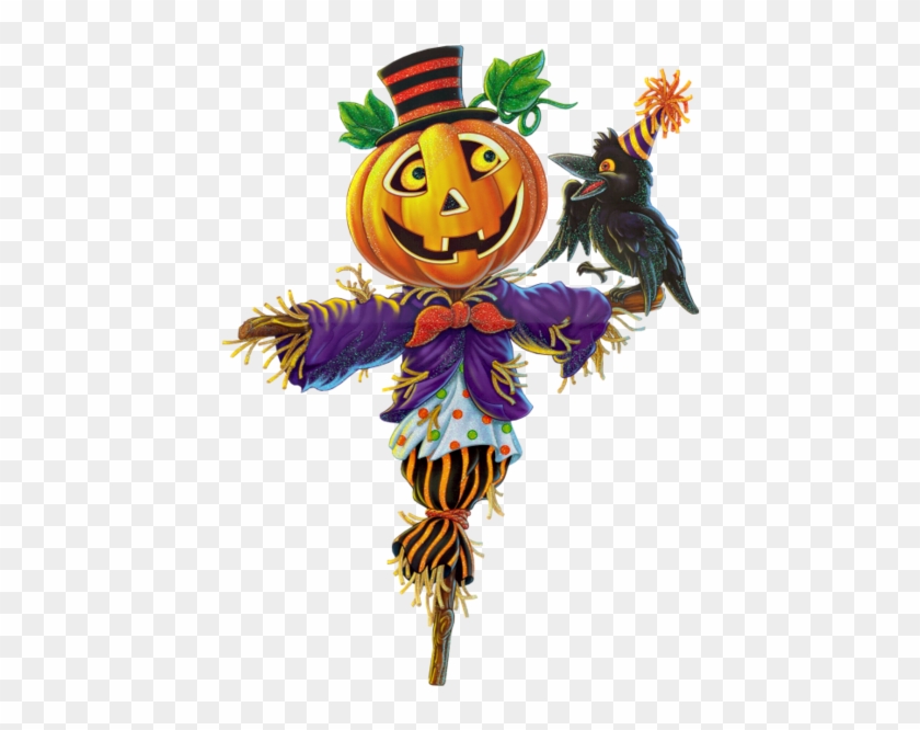0, - Pumpkin Scarecrow Png #1153320