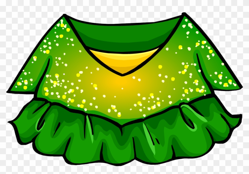 Green Figure Skating Dress Clothing Icon Id 4139 - Club Penguin Skating Dress #1153362