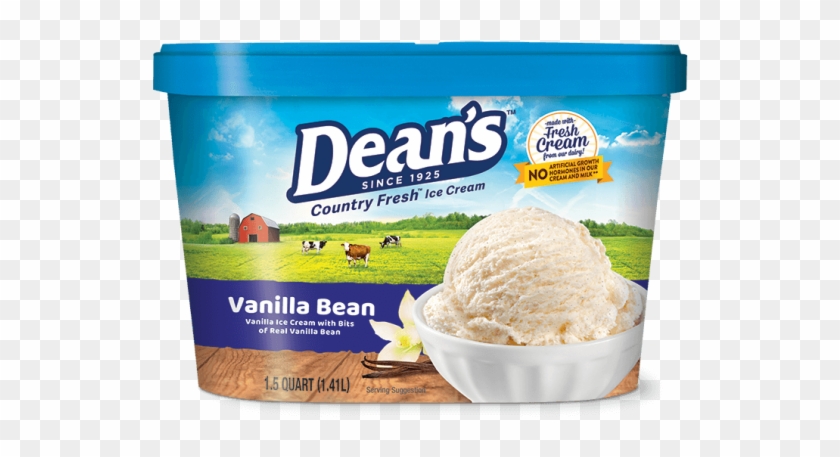 Dean's Premium Vanilla Bean Ice Cream - Dean's Ice Cream Vanilla #1153384
