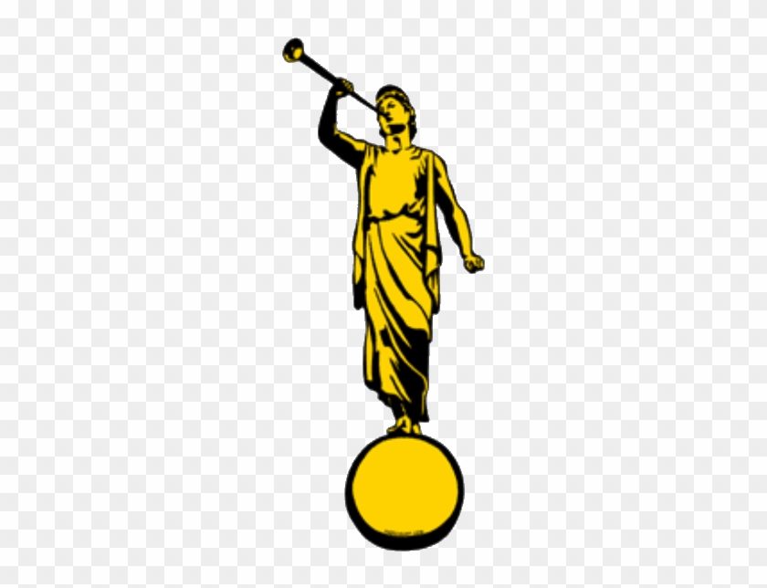 Mormon Trump Lds Yellow Logo Png │ Grace Truth Spirit - Lds Moroni Statue #1153621
