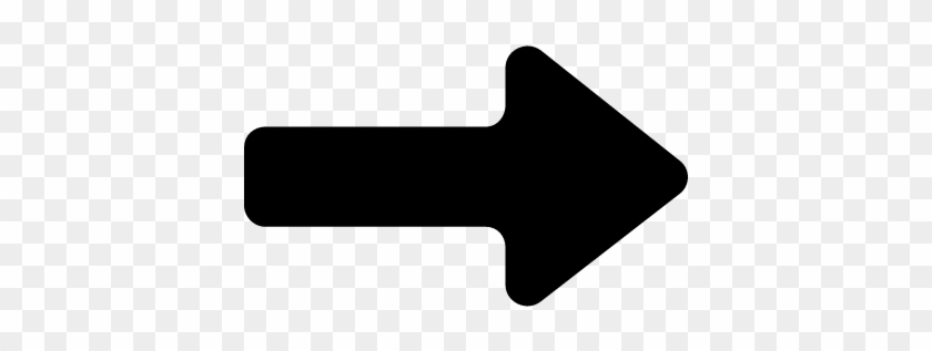 Straight Right Arrow Vector - Flecha Recta #1153660