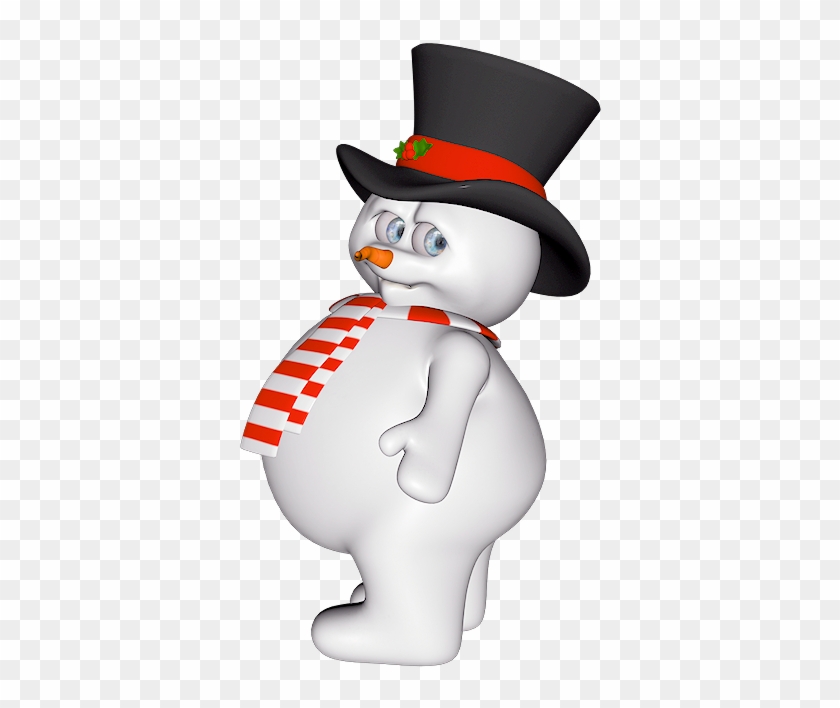 Christmas Snowman Clip Art - Cartoon #1153746