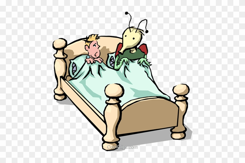 Bed Bug Royalty Free Vector Clip Art Illustration Cart1487 - Bed Bugs Clip Art #1153750