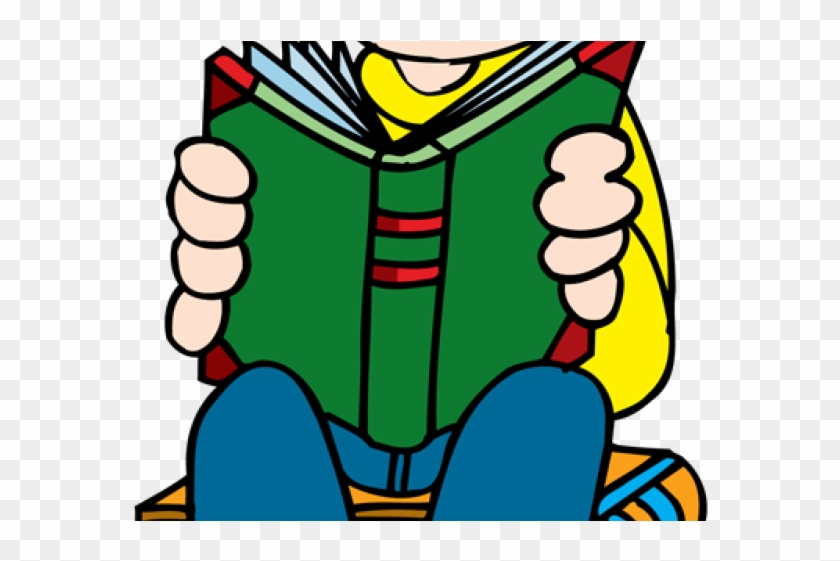 Child Reading A Book Clipart - Clip Art Boy And Girlr Reading #1153760
