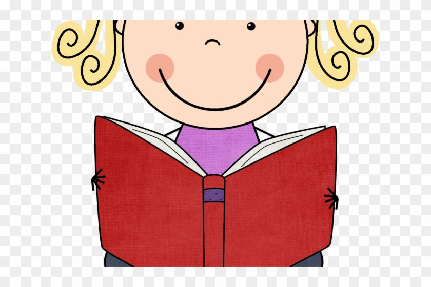 Child Reading A Book Clipart - Kid Reading Clipart #1153763